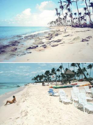 Beach erosion mitigation.